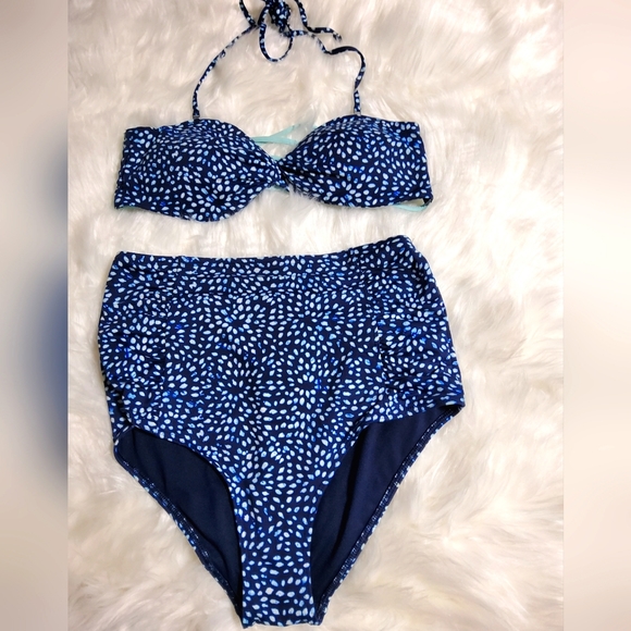 Abercrombie & Fitch Swim Abercrombie And Fitch High Waisted Blue